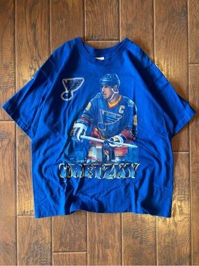 Vintage 90s Wayne Gretzky St. Louis Blues Shirt